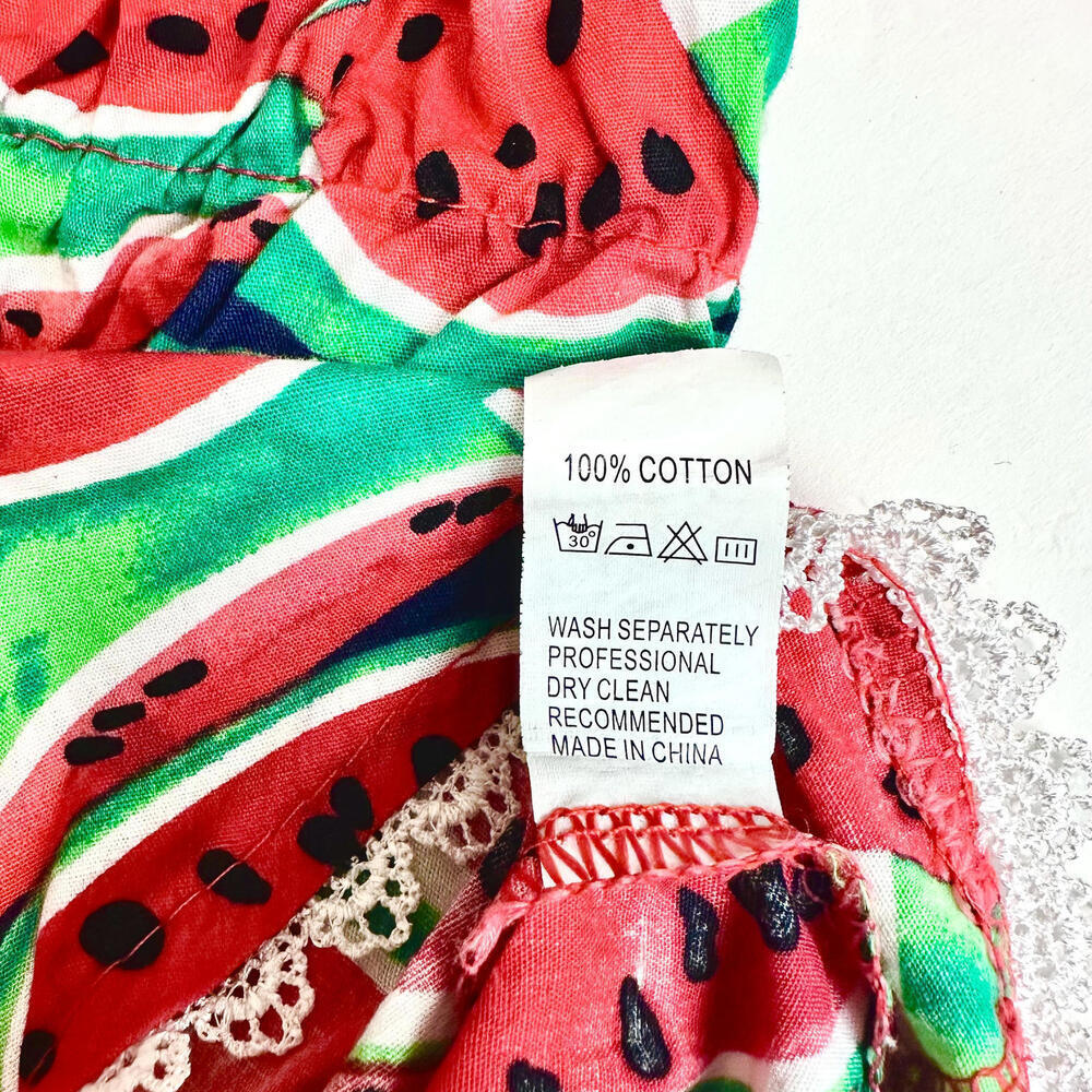 Alanni Tree Watermelon Print Romper Summer toddler Outfit EU 80 (12 mo) - Picture 5 of 6